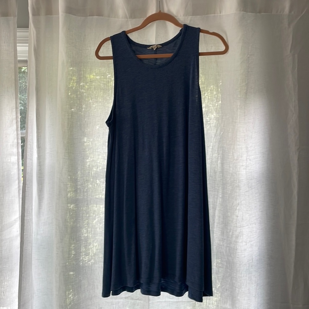 Madewell Blue Sleeveless Dress, XL